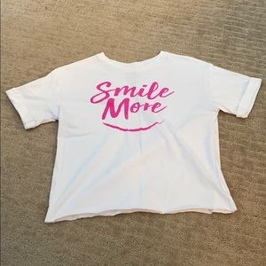 Smile more t shirt